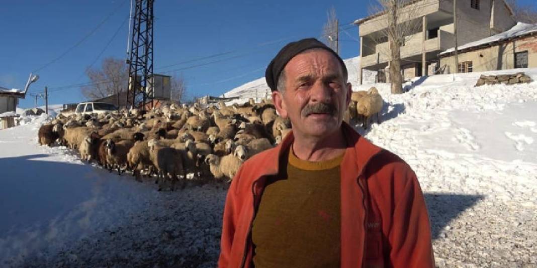 -25 derece ona engel değil: Kış zor olsa da 140 hayvanına gözü gibi bakıyor 3